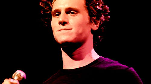 Jonathan Groff making every action looks sexy since 1985