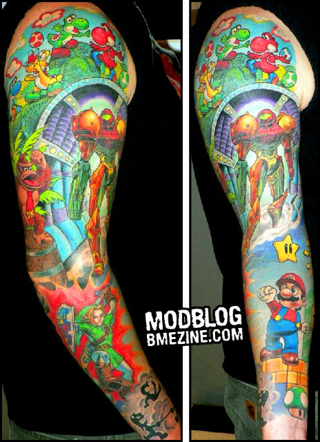 AWESOME sleeve tattoo via
