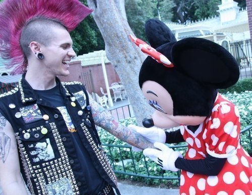 minnie mouse tattoos. mouse #punk #tattoos 4281