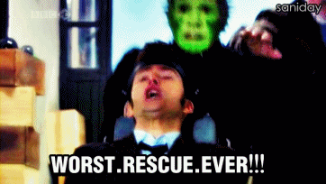 worst.rescue.ever. [Doctor Who Gifs]