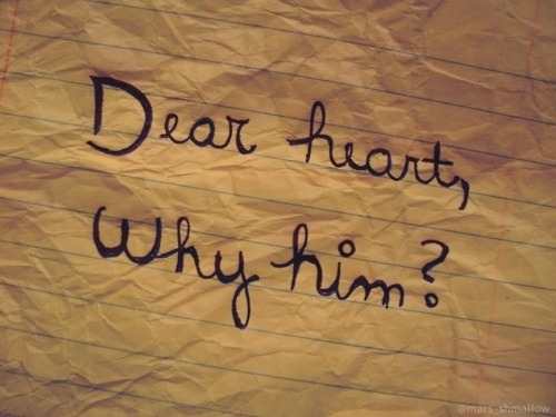 Caro coração porque ele?