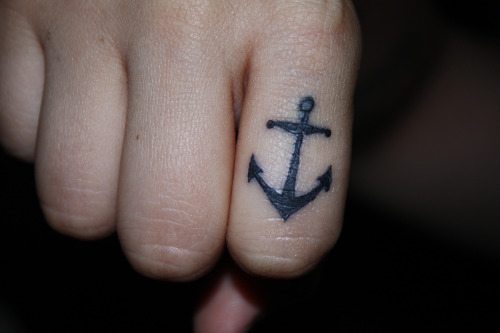 I wanted an anchor tattoo