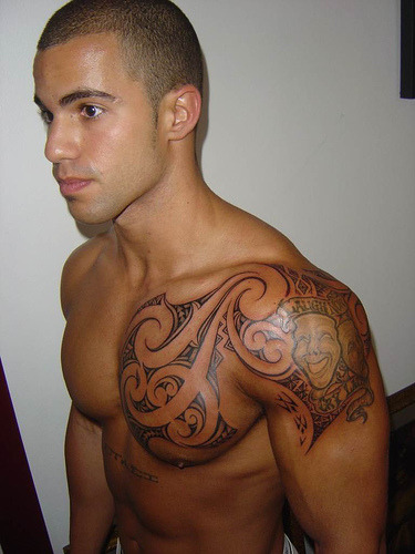 He makes me want my Polynesian style tattoo now!!! Maybe I&#8217