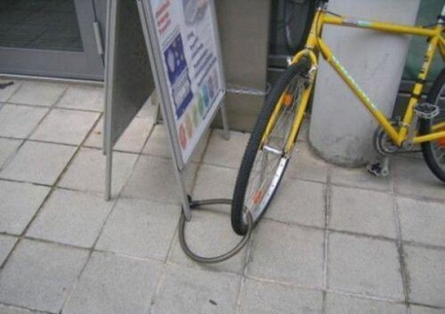 How Not to Lock Your Bike