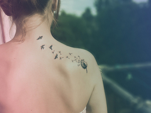 dandelion tattoo. #dandelion #tattoo