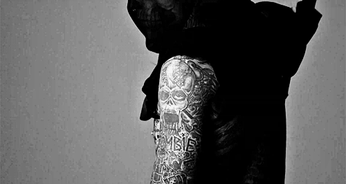 Rick Genest (Zombie Boy) for Nicola Formichetti, Thierry Mugler, and Lady 