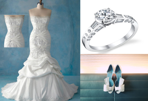 Ariel inspired engagement ring by Kirstie Kelly