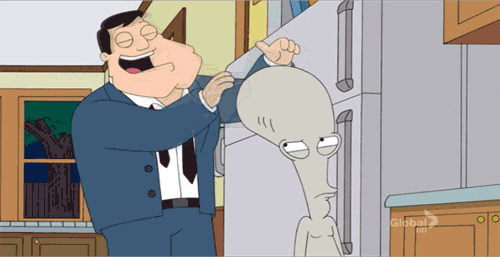 american dad roger gif. Rogerstuck: Roger Smith from
