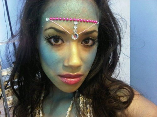 makeup mermaid. My Makeup work. yesterday#39;s