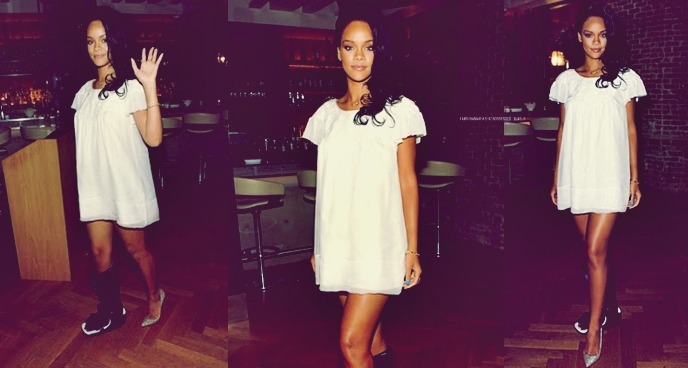 Back in 2007 Rihanna was seen in a cute white mini dress by Castle Star. 2007 was also another era I really enjoyed.