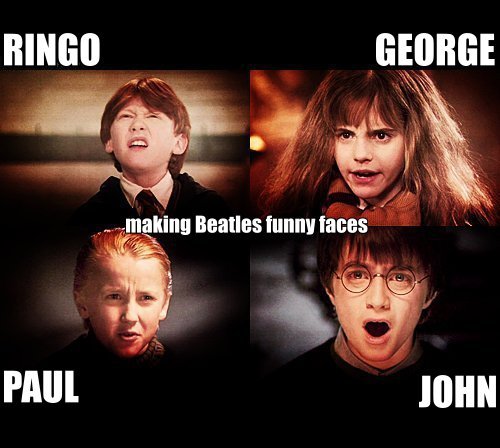 Emma Watson Funny Faces. Beatles funny faces