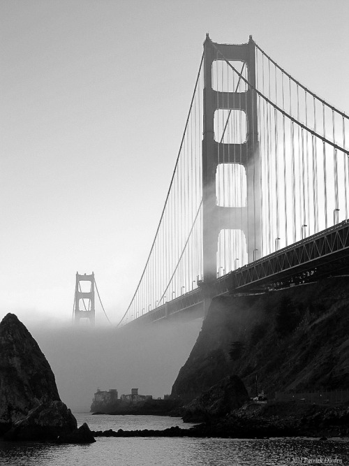 san francisco golden gate bridge black and white. Tagged: golden gate bridge san