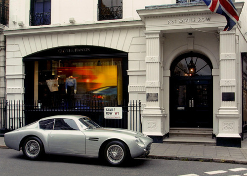 Old Aston Martin outside of Savile Row Doesn 8217t get much cooler