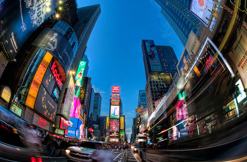 city lights photography. New York. city lights. night