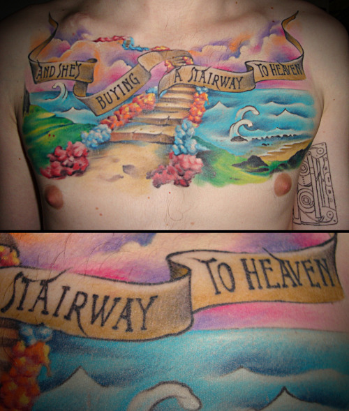 stairway to heaven tattoo. Stairway to heaven.. and i