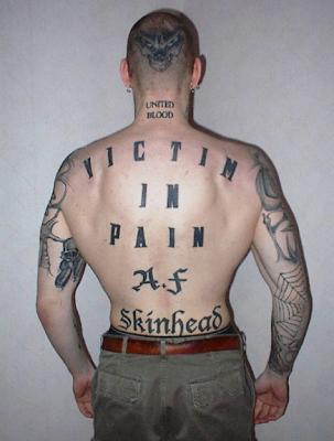 Designs crucified skinhead tattoo The Last