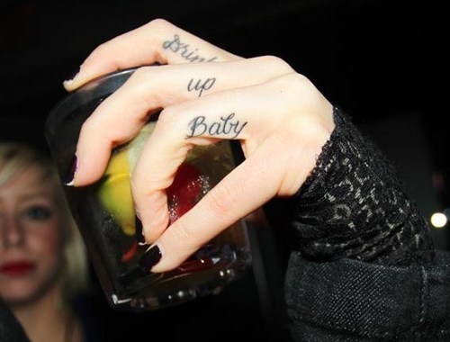 elliott smith between the bars tattoos finger tattoos fingers drink