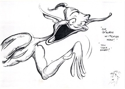 AladdinSilly gooses? Oh, Genie.Art from the special edition Aladdin DVD