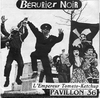 bérurier noir - l’empereur tomato ketchup (1986) “bérurier noir is a french band formed in paris in 1983 by Loran (guitar), François (vocals) and Dédé (drum machine). They called themselves “noir” (black) for the color of mourning (because their first concert was planned to be also their last) and for anarchy and “Bérurier” after the character from the novels of frédéric dard. Instead of being an end, the success of their first show inspired them to continue. A cult band, Bérurier Noir were loved by a generation of youth and feared by concert organizers for the riots that followed their shows.” (click on image for d/l link) -diisorder rapes