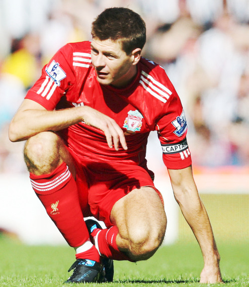 Thursday Thud Steven Gerrard is Bulging with Confidence picture via tumblr
