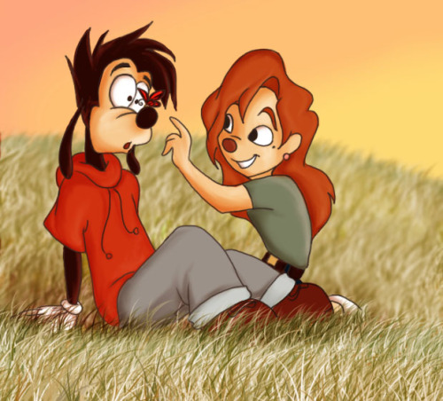 Max and Roxanne. #A Goofy Movie #Disney #Max #Roxanne #Disney Couples 