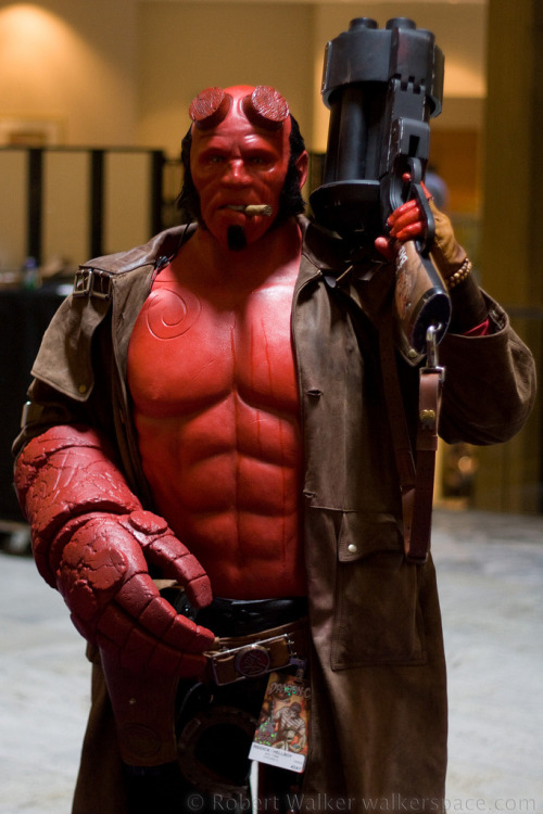 Hellboy Cosplay at Dragon*Con 2009. Photo by walkerspace.