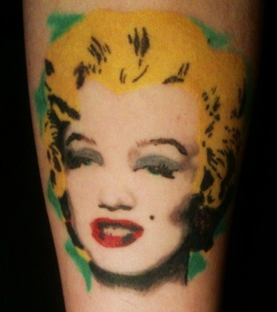My all time favorite Andy Warhol painting on my inner arm
