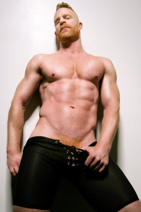 I like'em hairier but this fella is one helluva sculpted ginger