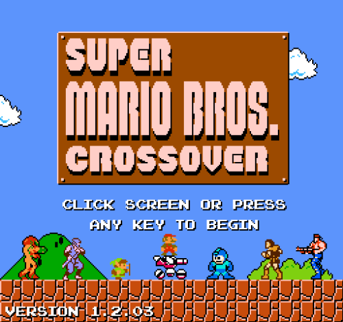 browser super mario. Super Mario Bros. Crossover