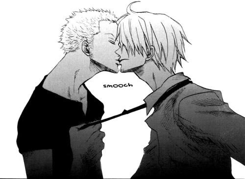 kiss Zoro et Sanji