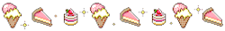 art cute adorable kawaii pink cake ice cream pixel art pixel pixels I edited this lol 