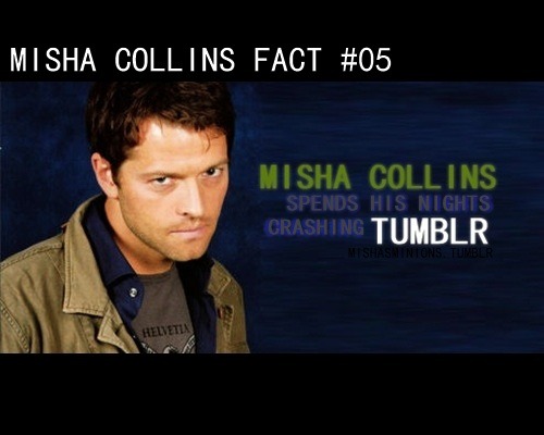 Misha Collins OMGWTFBBQMisha FACT 05 Sourcemishacollinsfacts