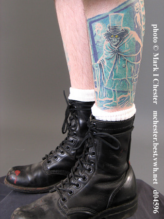 color leg disney tattoo