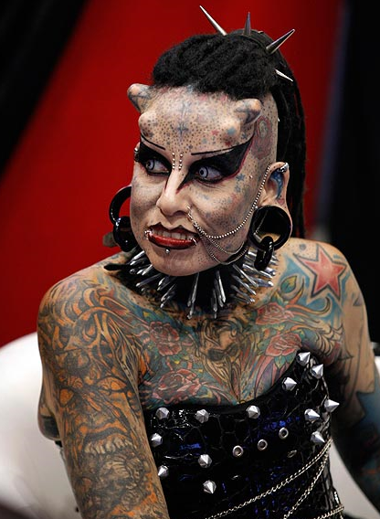 Maria Jose Cristerna The Mexican tattoo artist and trained lawyer showed off