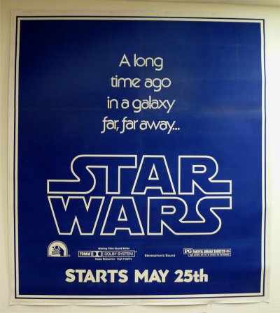 Star Wars New Hope Poster. IV: A New Hope poster sold