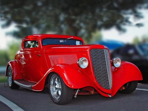 Reminds me of the car in the ZZ Top video rod42 vintage custom