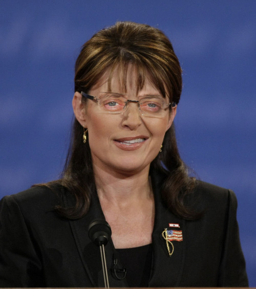 Sarah Palin with Steve Buscemeyes.
Thanks to so many for the suggestion.