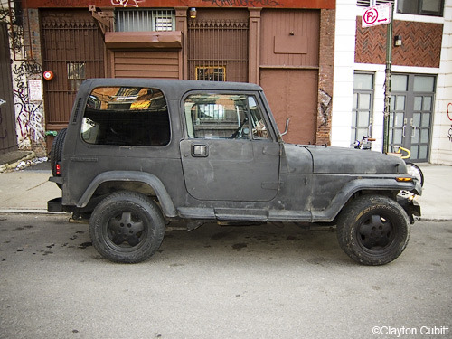Matte black Jeep Brooklyn