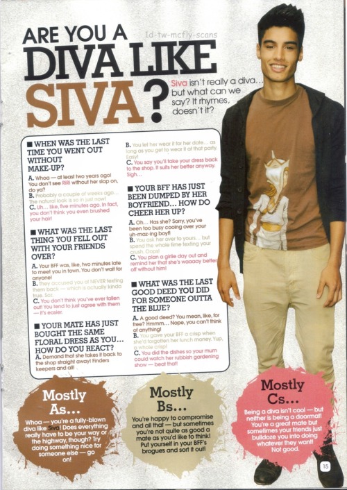 Scan from Shout Magazine 