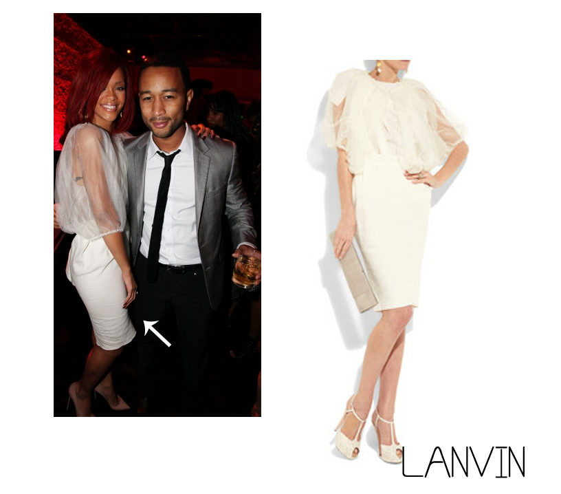 Back in February Rihanna attended the 5th Annual Two Kings after party in designer Lanvin.
