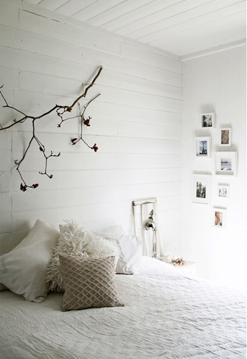 homeandinteriors:

Branch as a wall decoration
