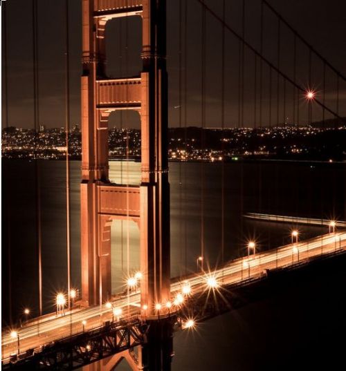 san francisco golden gate bridge at night. I ❤ California ☼ middot; Golden