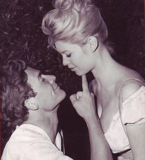 mademoisellebardot:

Brigitte Bardot &amp; husband Jacques Charrier