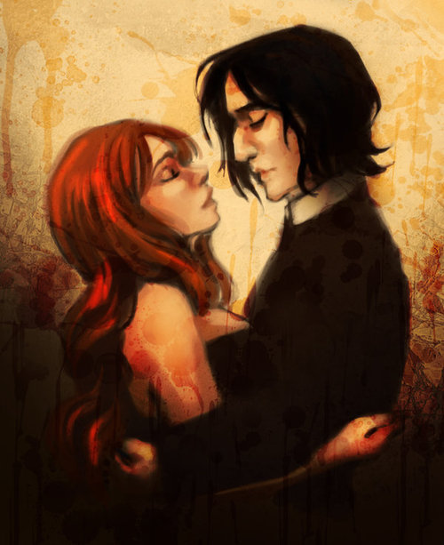 snape and lily. #snape #snape and lily #lily