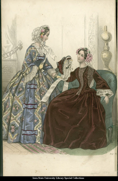 Fashion plate, 1854, the Lady&#8217;s Companion