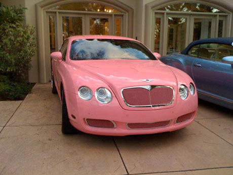  Cars on Pink   Pink Bentley   Hot Car