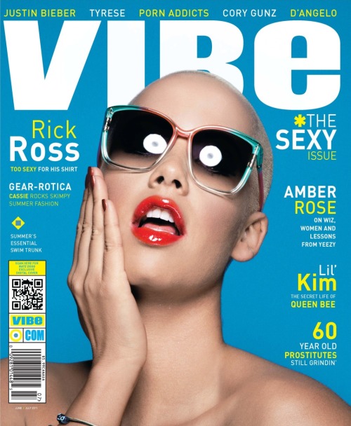 rick ross vibe mag. Amber Rose covers Vibe