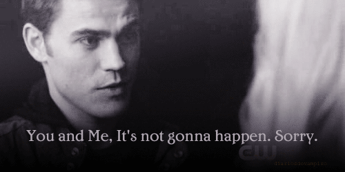 &#8220;Caroline. You and me, it&#8217;s not gonna happen. Sorry.&#8221;