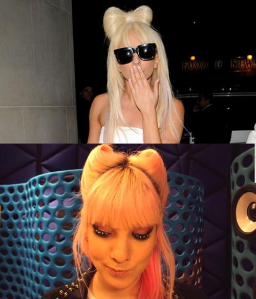 Hair inspired Lady Gaga?