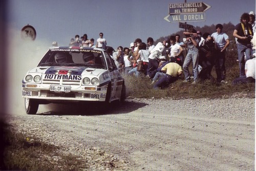 Rothmans Opel Rally DRIFTING Reblogged 9 months ago from automotivated